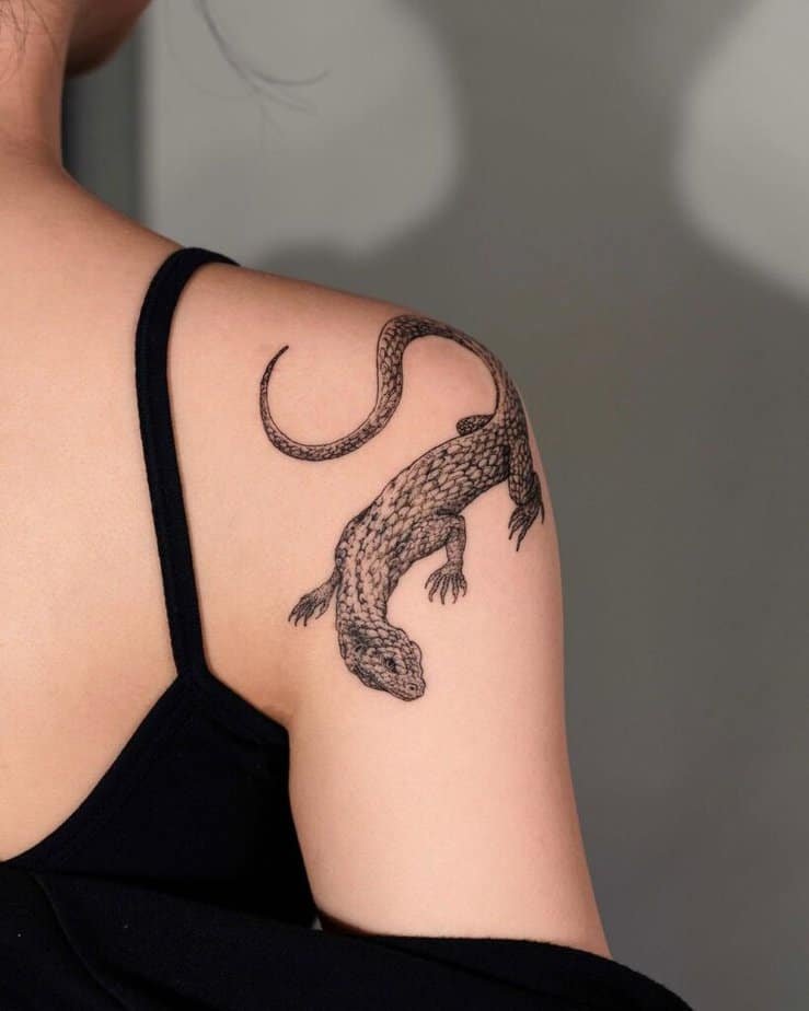 20 Amazing Lizard Tattoo Designs That Are Off The Scales