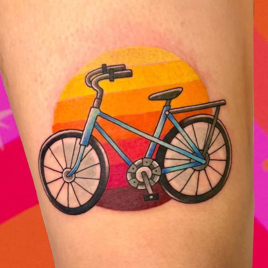 5. Vibrant bicycle
