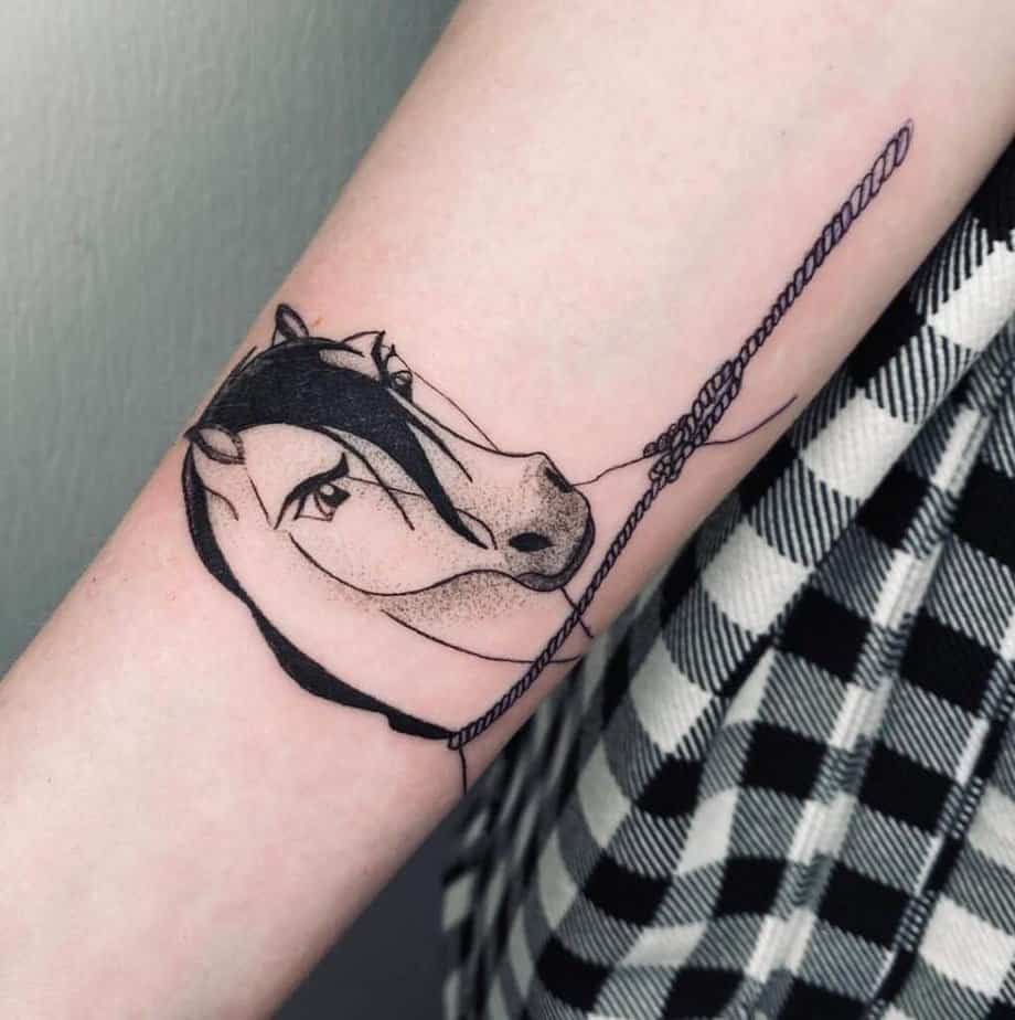 18. Cartoon-style horse