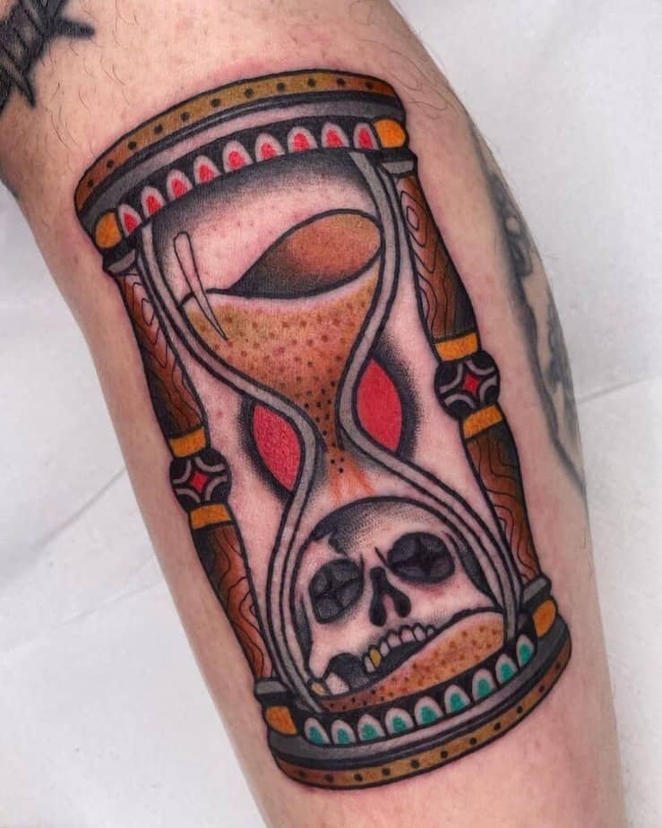 16. Mortal remains in an hourglass