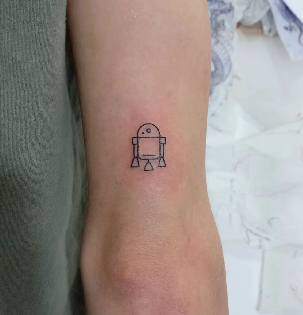 R2-D2 arm tattoo