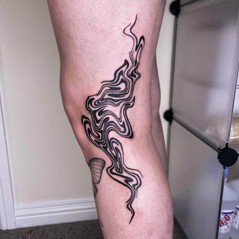 18. Abstract leg piece