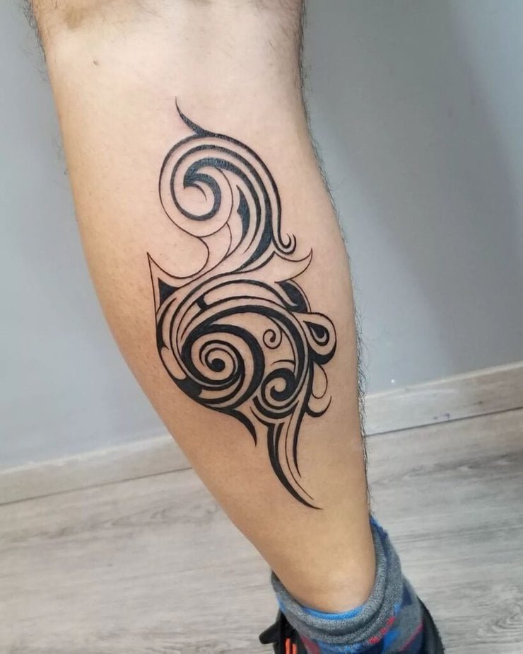 13. A smaller tribal piece