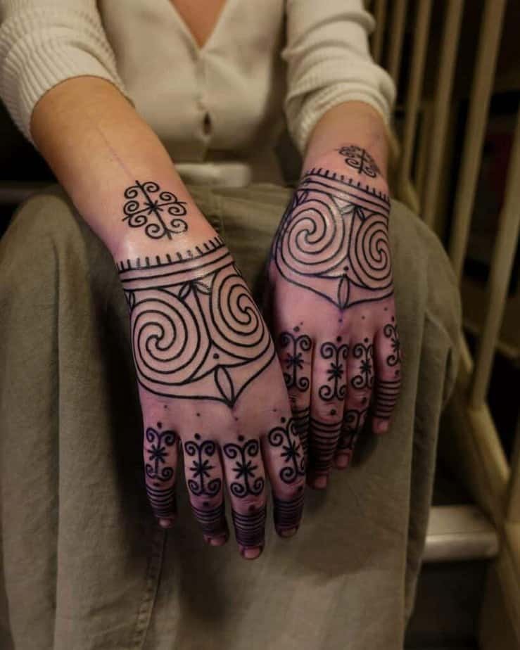 8. Celtic and Pictish-inspired tattoo