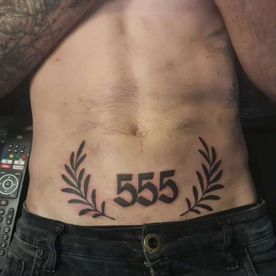 20. 555 with foliage