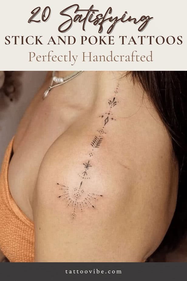 20 Satisfying Stick And Poke Tattoos Perfectly Handcrafted