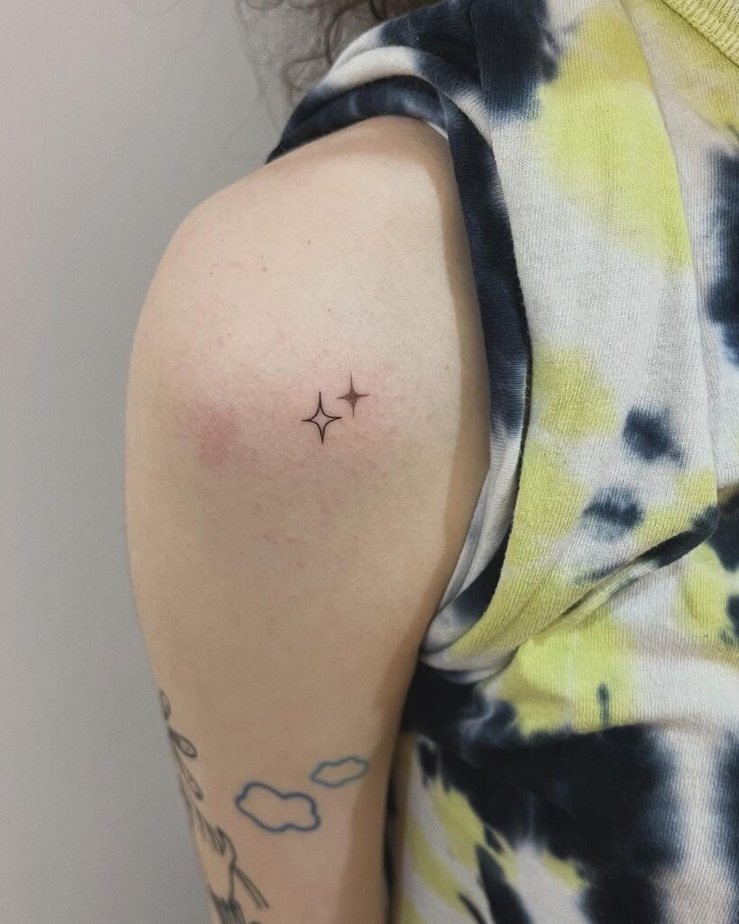 4. A  glitter tattoo