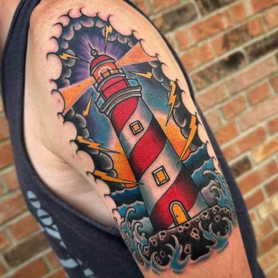 20. Colorful lighthouse