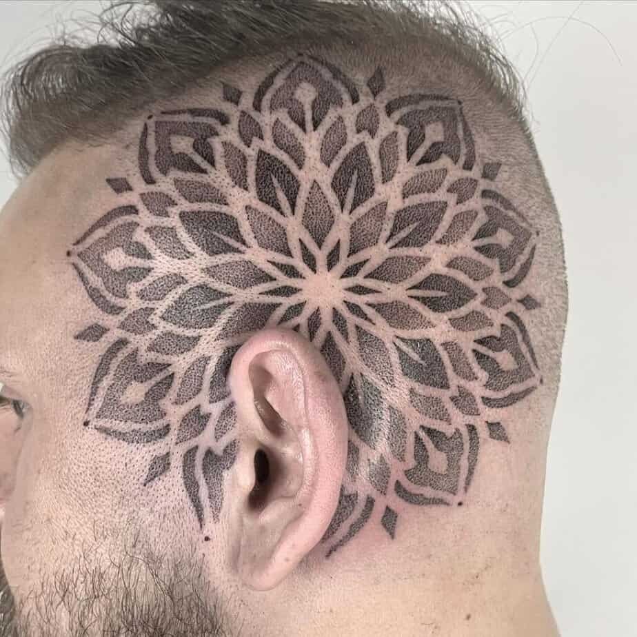 5. A mandala tattoo