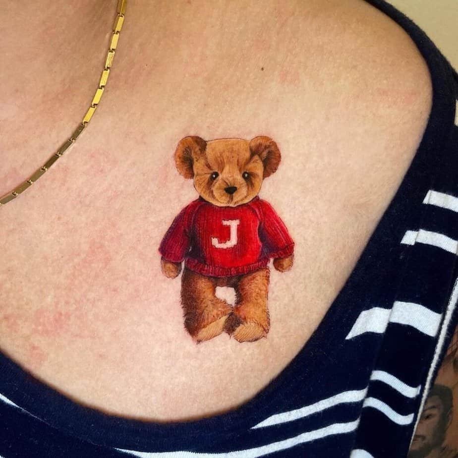 20 Must-See Teddy Bear Tattoo Ideas That’ll Reawaken Your Inner Child 🧸✨
