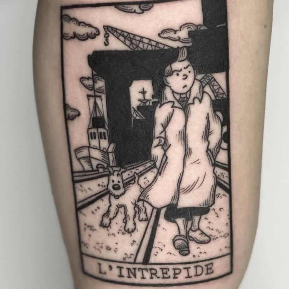 Lintrepide tarot tattoo