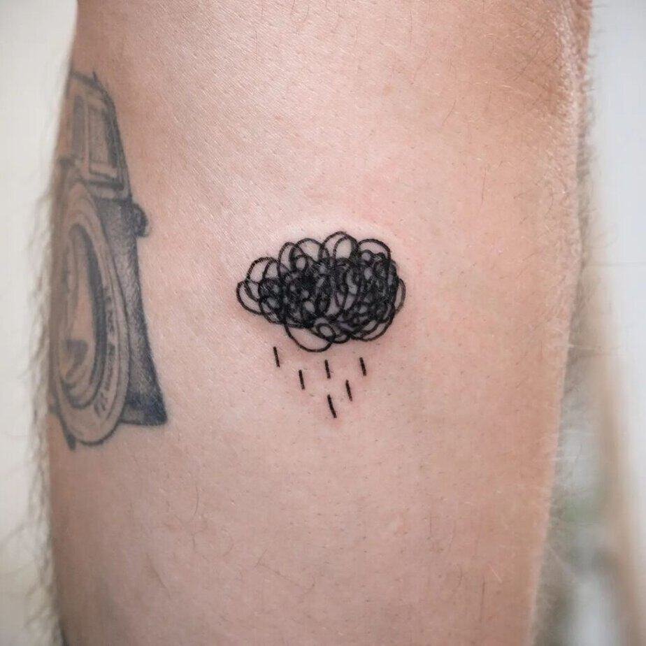 7. Doodle of a cloud