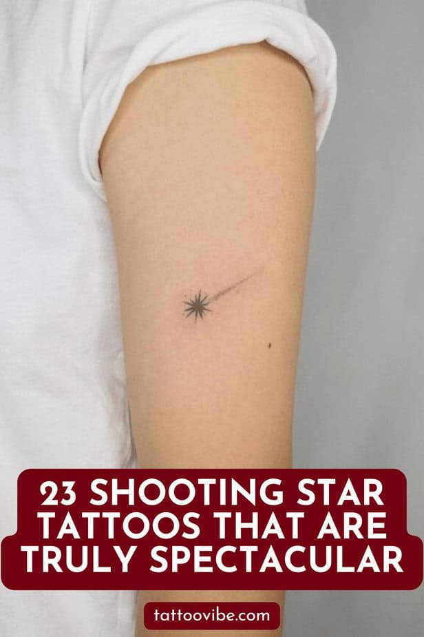 23 Shooting Star Tattoos That Are Truly Spectacular