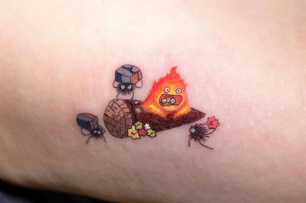 Soot sprites and Calcifer