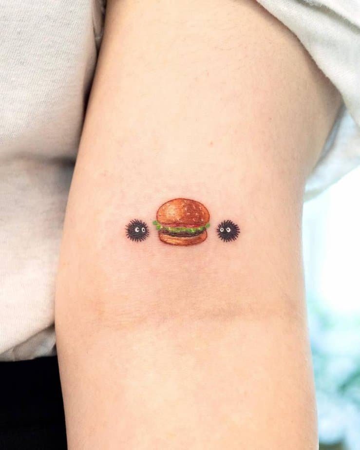 Soot sprites and a burger: The snack attack