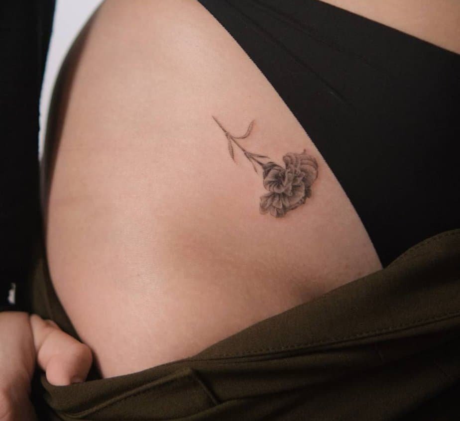 20 Cute Carnation Tattoo Designs That Will Capture Your Heart