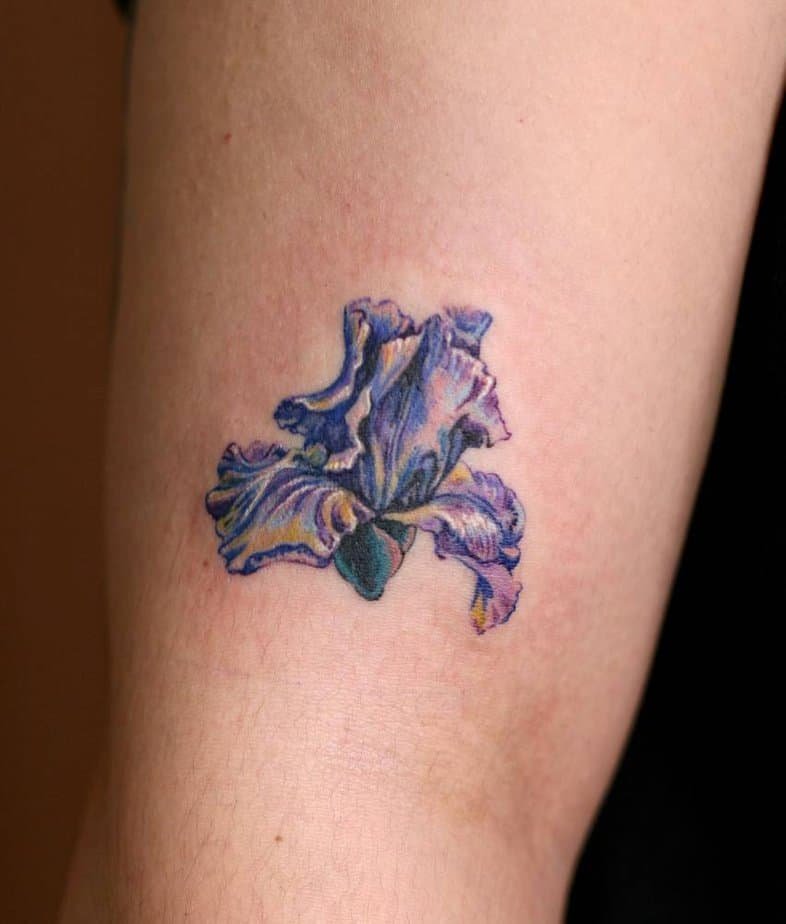 20 Iris Tattoo Ideas That Are Simply Petal Perfect