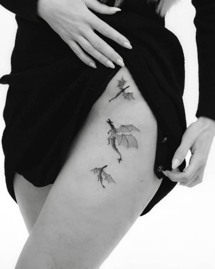 20 Dragon Tattoos for Women That Soar Above The Rest