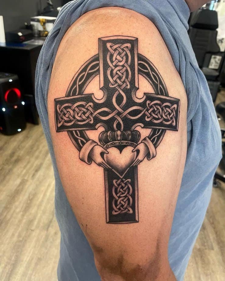 Celtic cross tattoos