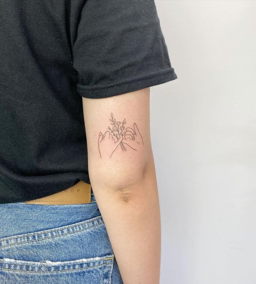 Delicate flower bouquet