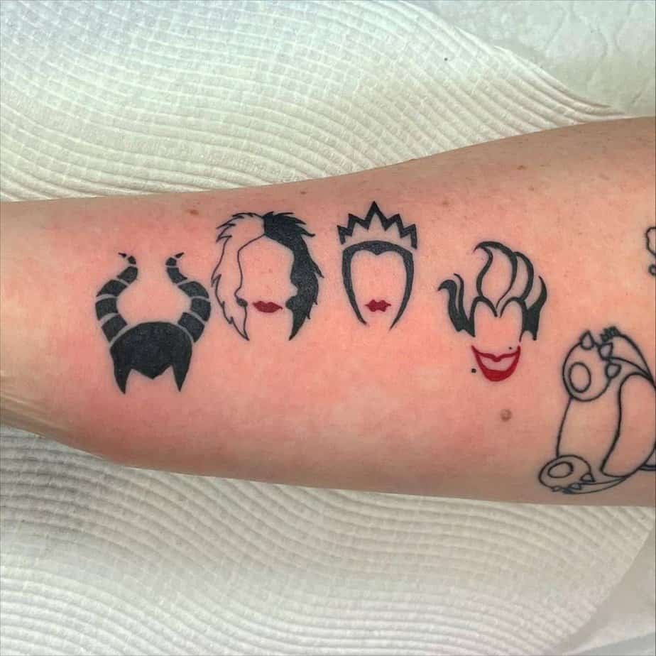 Four bad witches tattoo