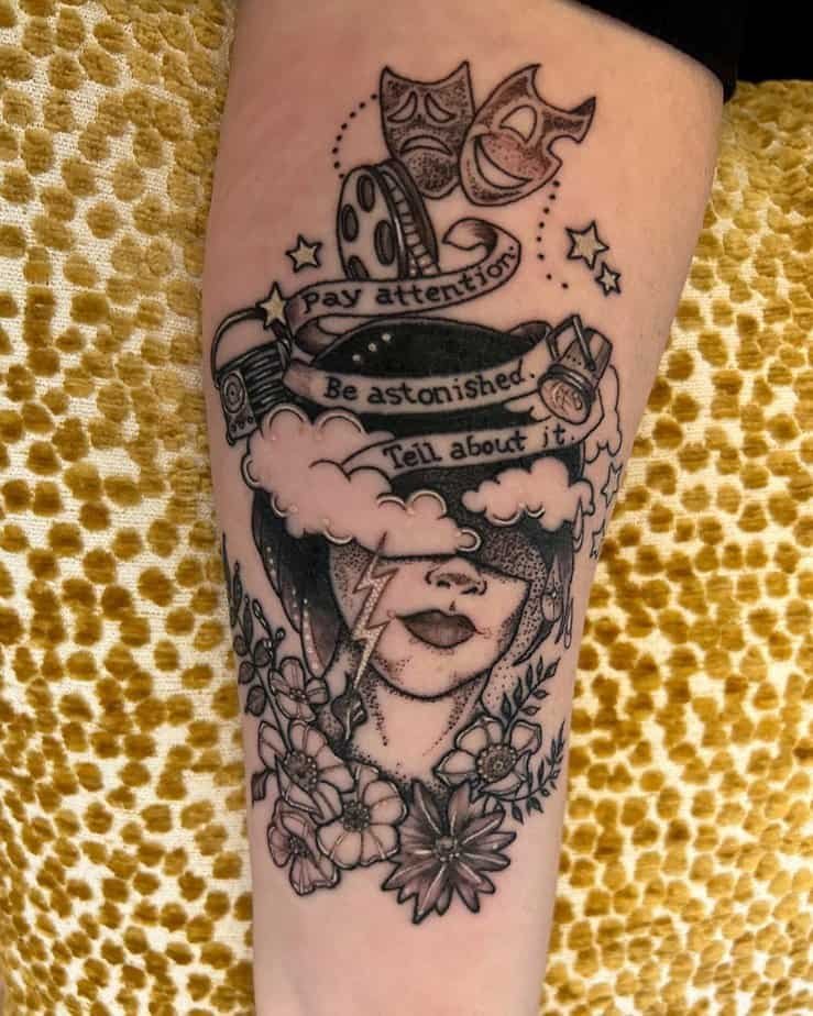 Inspiring self-love tattoo