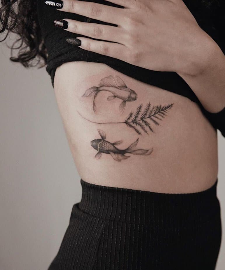 Koi fish tattoo