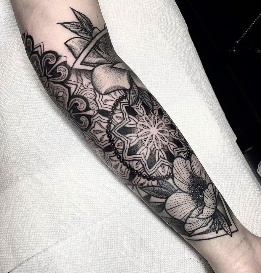 Mandala half-sleeve