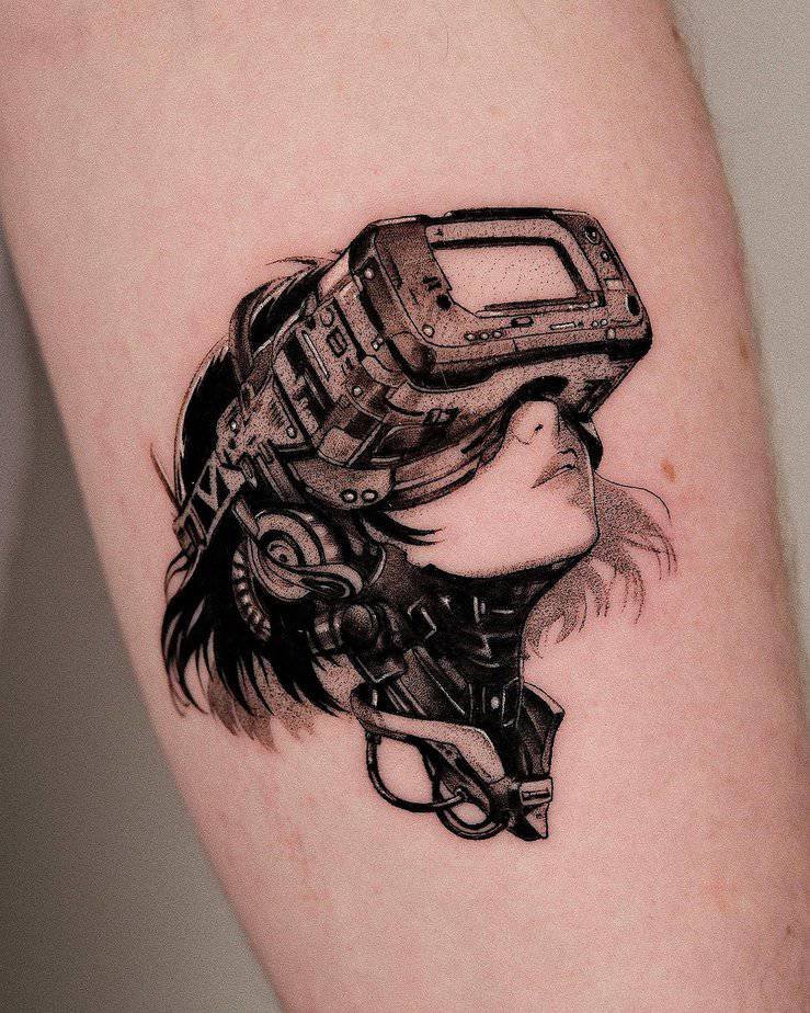 On the edge tattoo