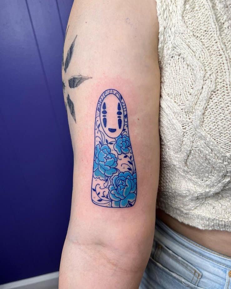 Porcelain No-Face tattoo