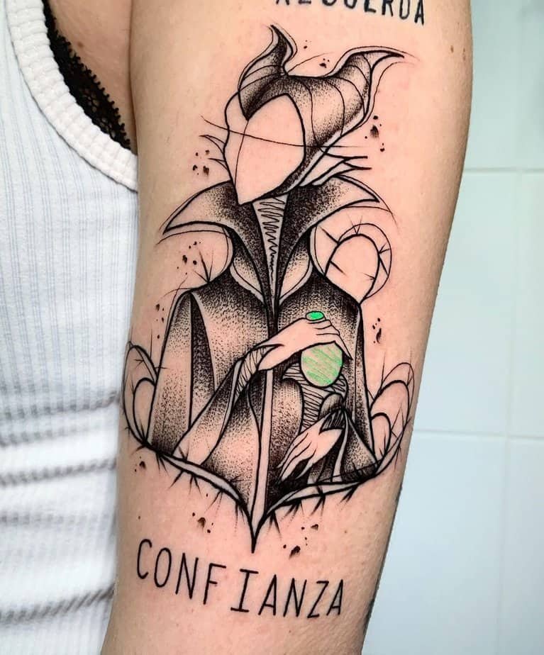 Sketch work design Maleficent