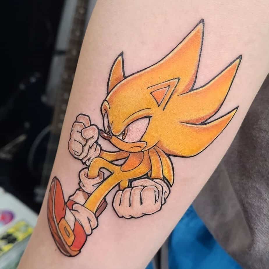 Super Sonic tattoo