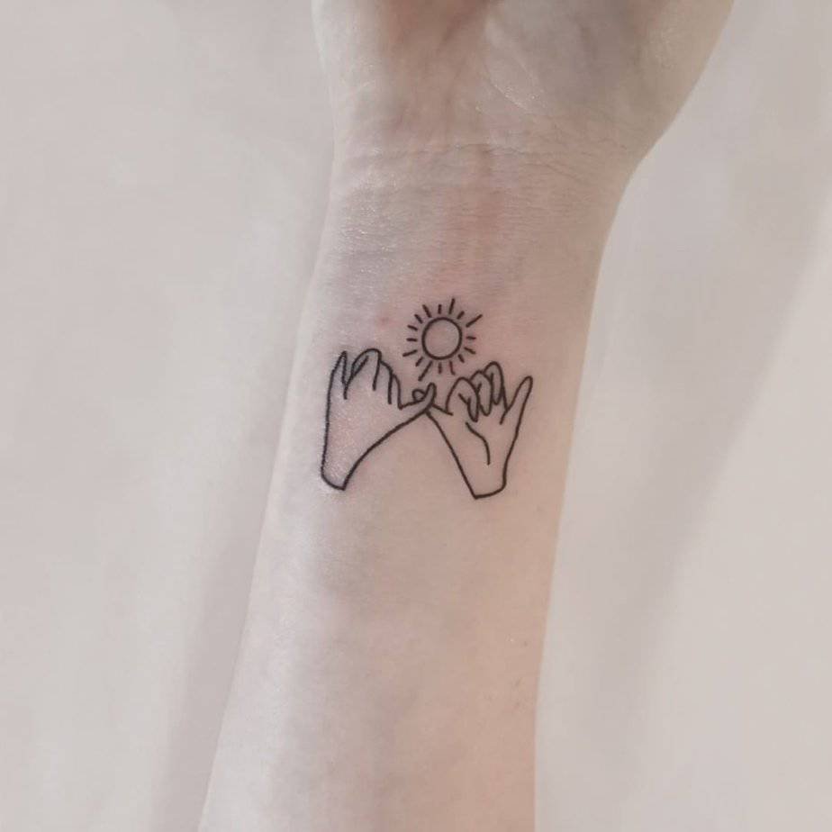 Sweet sun tattoo