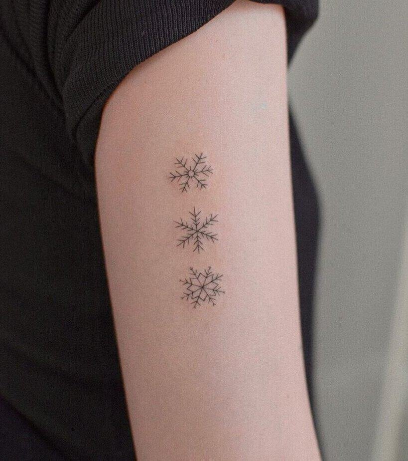 Three little snowflakes