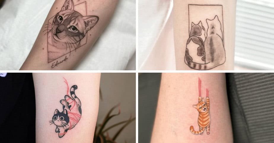 40 Purrfect Cat Tattoo Ideas You’ll Want to Pin Right Now