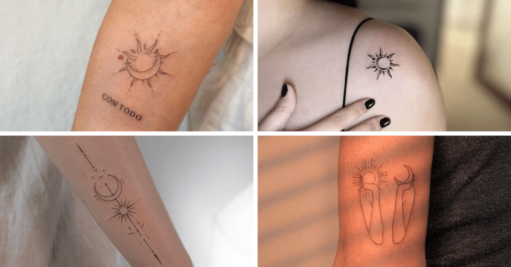 22 Ethereal Sun & Moon Tattoo Ideas for Dreamy Night Owls — Wait Until You See #7!
