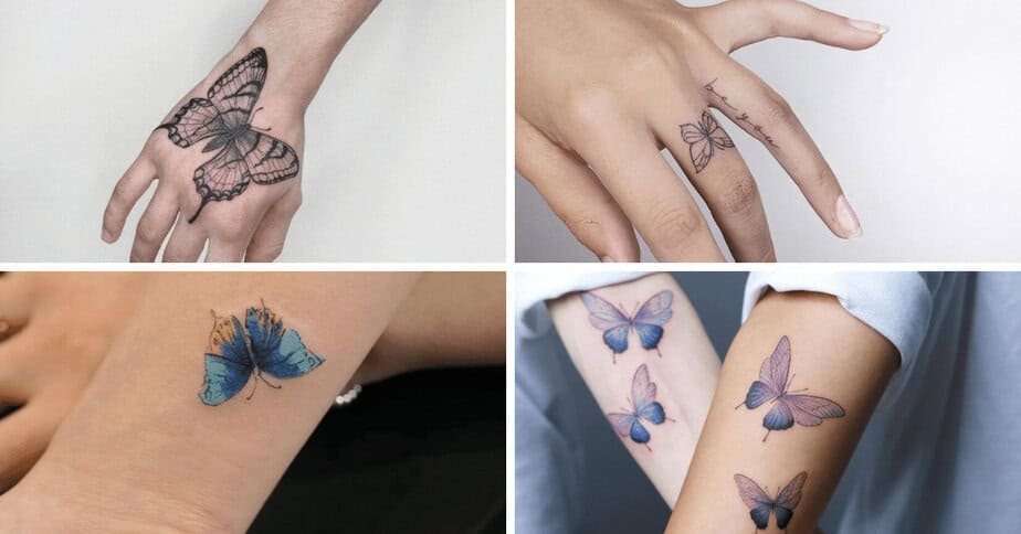 22 Dreamy Butterfly Hand Tattoos That’ll Give You Endless Ink-spo ✨