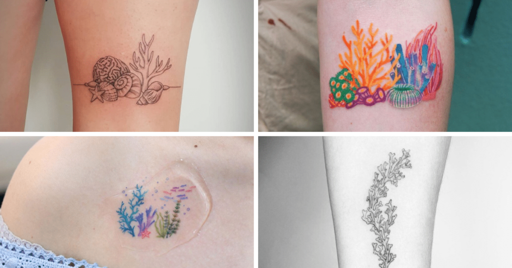 23 Jaw-Dropping Coral Tattoo Ideas Every Deep-Sea Lover Needs to Pin