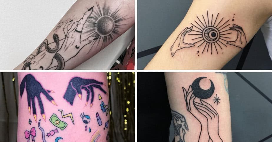 24 Enchanting Witch Hand Tattoo Ideas You’ll Be Obsessed With