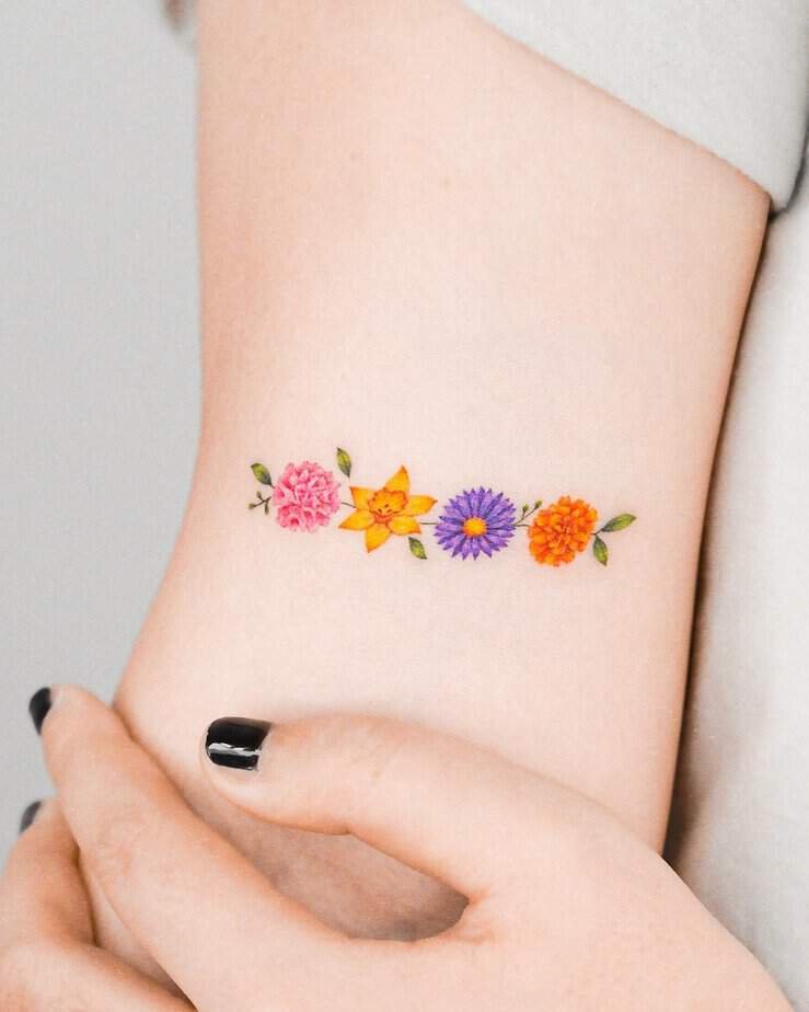 20 Dreamy Aster Tattoo Ideas That Will Transport You to a Secret Garden