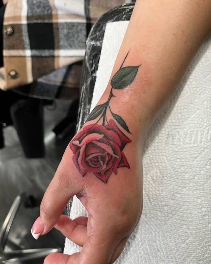 20 Stunning Rose Hand Tattoos You Need to See — Their Meanings Will Surprise You