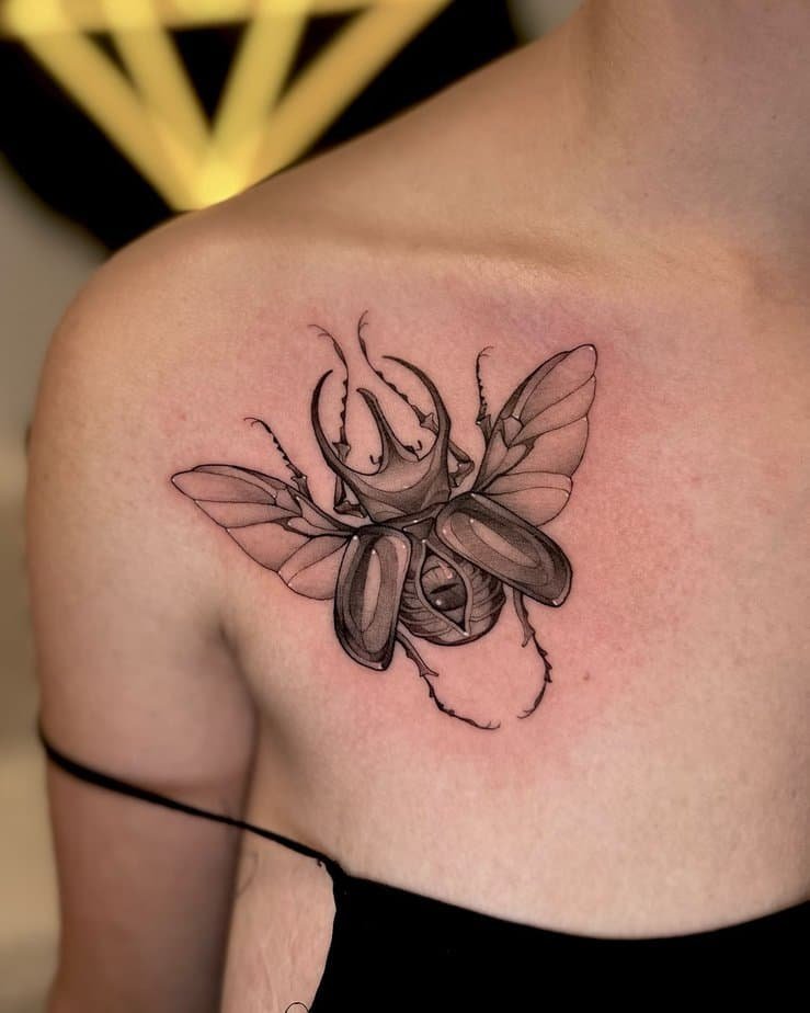 20 Beetle Tattoo Ideas You’ll Be Obsessed With — Wait Till You See #12!