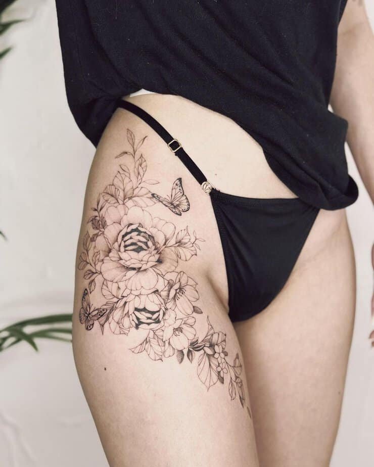 20 Flirty + Fierce Thigh Tattoos You’ll Want to Pin ASAP