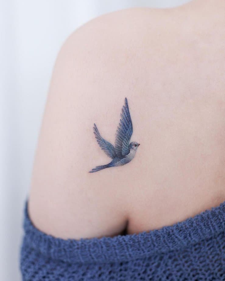 20 Breathtaking Bluebird Tattoo Ideas That’ll Make You Want to Get Inked Today