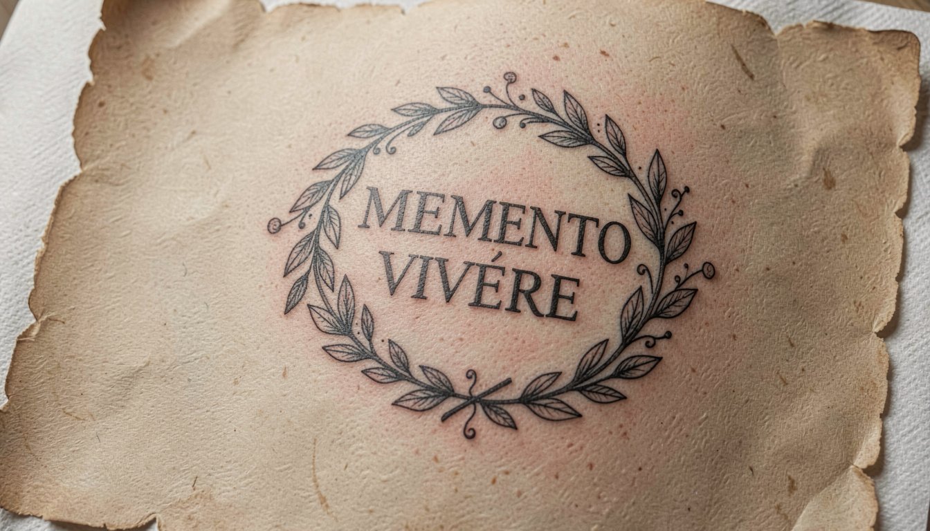 15 Easy Memento Vivere Tattoo Ideas to Try