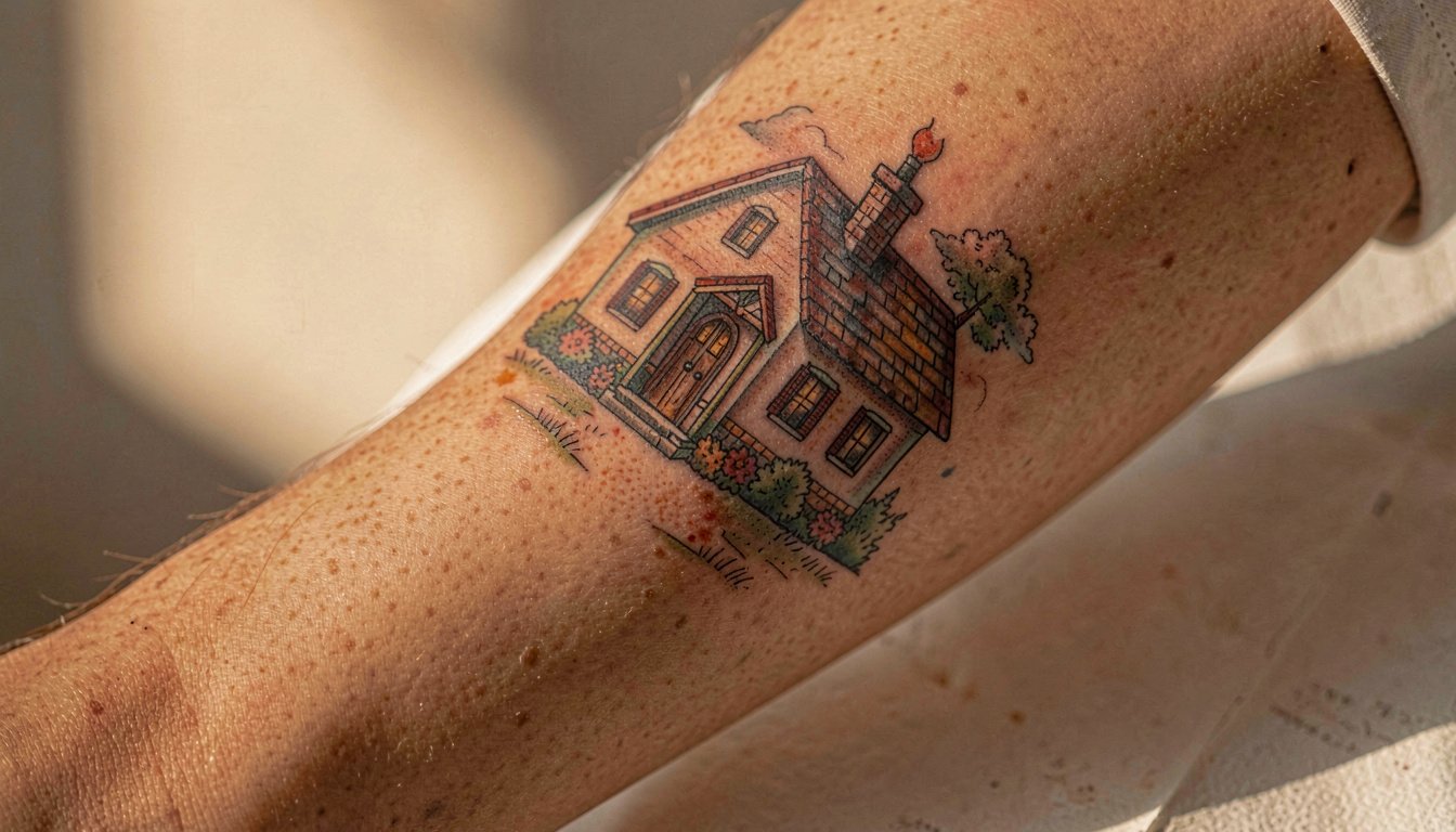15 Easy House Tattoo Ideas to Try