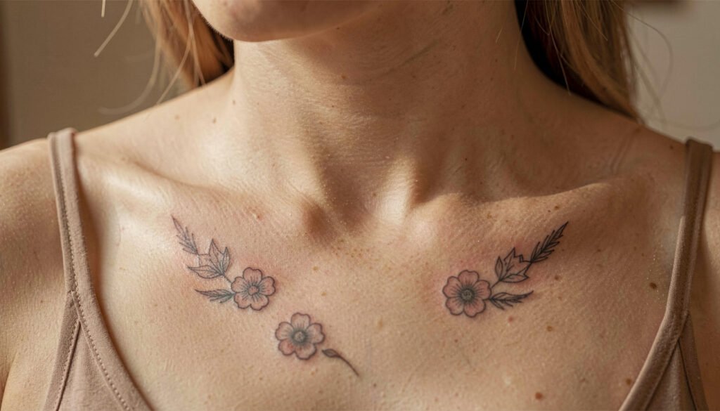 15 Easy Collar Bone Tattoos Ideas to Try