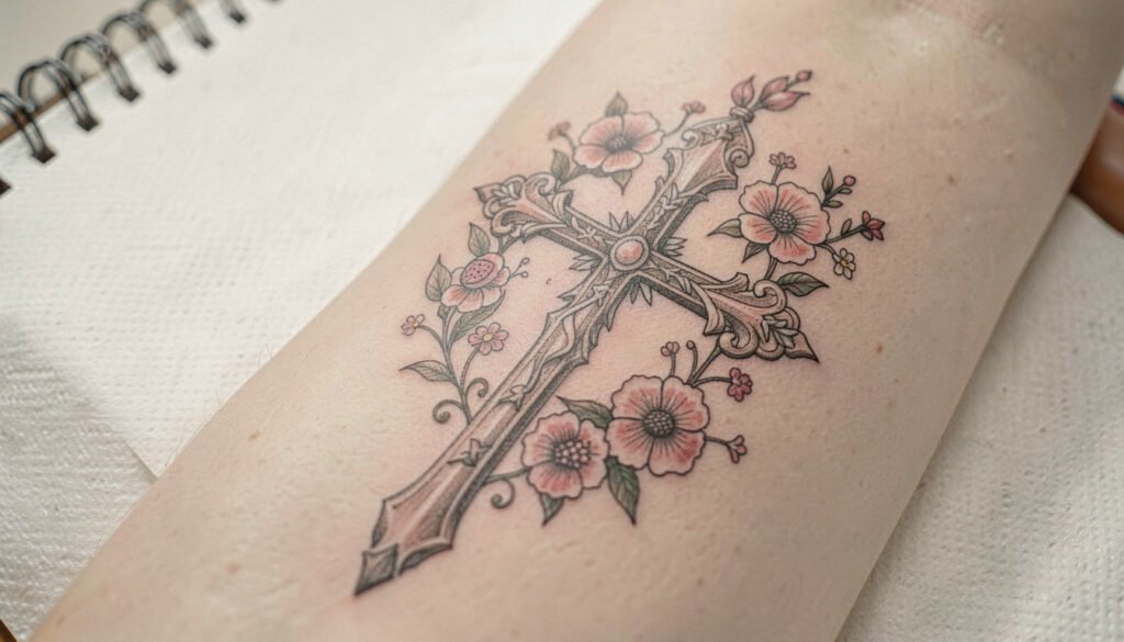 15 Best pretty cross tattoo ideas to inspire your next ink