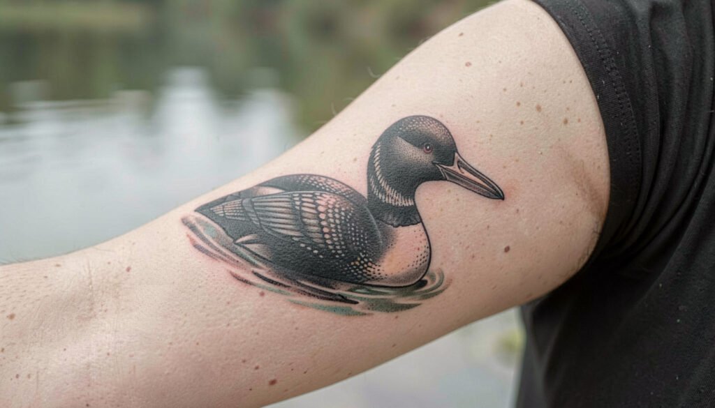 10 Top loon bird tattoo Design Ideas to Inspire