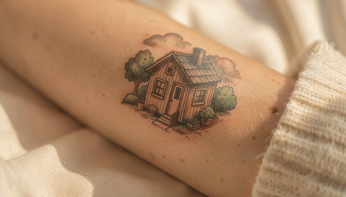 15 Cool Tiny House Tattoos – Small Ink Ideas for Minimalists